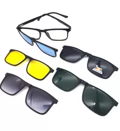 armazon clip on imantado podes ponerle tu blue light cut de proteccion 