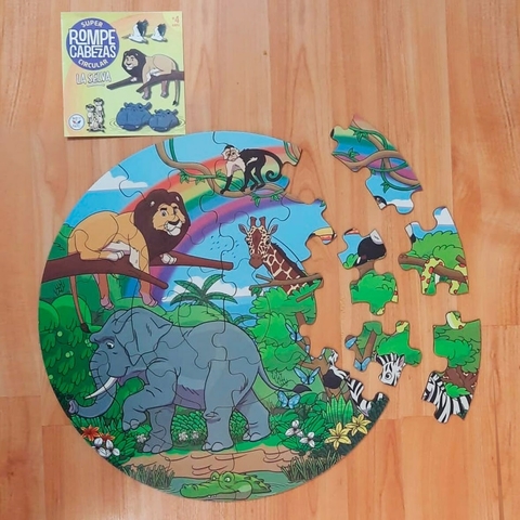 2 Rompecabezas circular selva