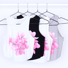 Musculosa Flor Rosas - tienda online