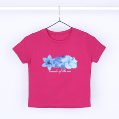 Remera Baby Tres flores - tienda online