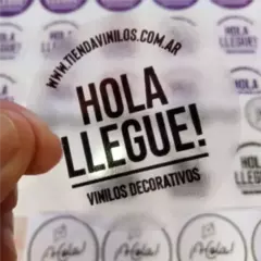 Etiquetas transparentes Troqueladas en internet