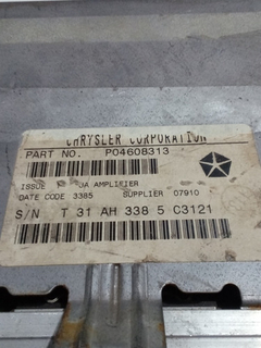 Módulo De Som Chrysler Stratus 1996 Cód 03043 - Porky Imports