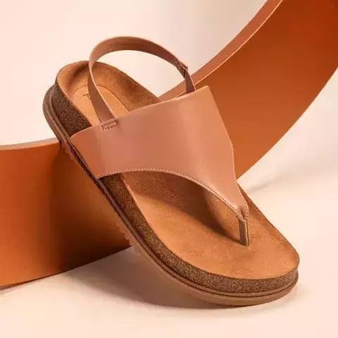 Sandália Feminina Beira Rio Birken Flatform Dedo