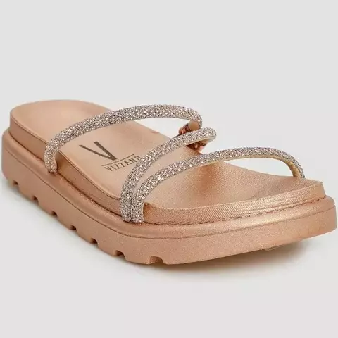 Papete com strass Ouro / Rosado