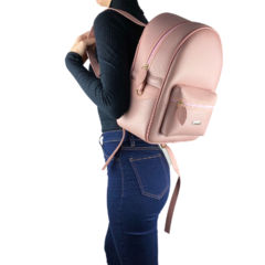 Bolsa Mochila Feminina Shamrock Rosa Lançamento - Velkro Shop