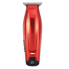 Máquina Profissional de Acabamento Kemei Km-5026 Sem Fio Vermelhe e Preto - comprar online