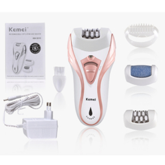 Máquina de Depilar Elétrica Kemei Km-3010 Feminino 3 em 1 - loja online