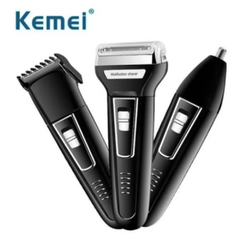 Máquina Profissional Aparador e Depilador Kemei Km-6558 - comprar online