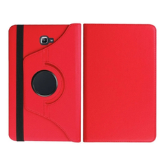 Capa Giratória Tablet Samsung Galaxy Tab A 10.5'' Polegadas T595 T590 Vermelha com Película de Proteção Vidro - Velkro Shop