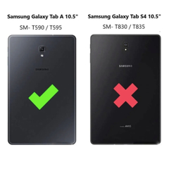 Imagem do Capa Giratória Tablet Samsung Galaxy Tab A 10.5'' Polegadas T595 T590 Azul com Película de Proteção