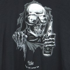 Camiseta Lost Drunk Skull Preto na internet