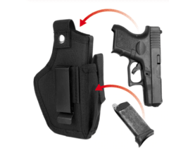 Coldre de Cintura Nylon para Pistola 9mm