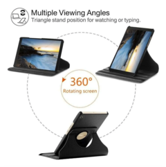 Capa Tablet Samsung Tab A 8 T290 T295 Premium Giratória Preta na internet