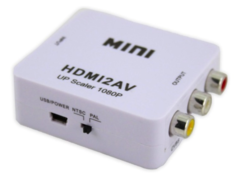 Adaptador Conversor Hdmi Para Av 3 Rca Aúdio e Vídeo