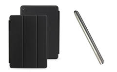 Smart Case iPad Air 2 Apple Poliuretano Sensor Sleep Preta com Caneta Magnética Touch Prata - comprar online