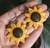 Colgantes girasol
