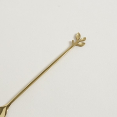 Cucharitas Milkshake Leaves. Set x 6 en internet