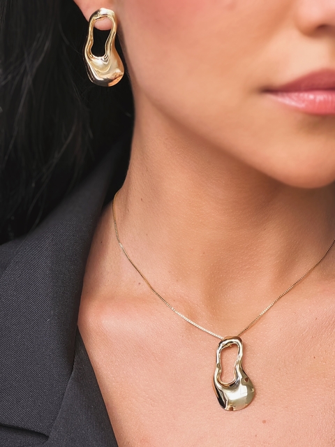 Conjunto orgânico dourado