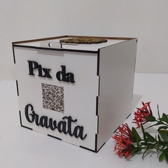 Cofre PIX da Gravata com QRCODE na internet