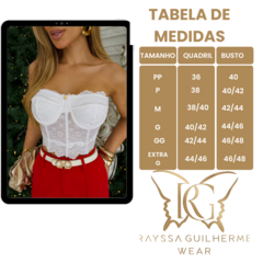 Corset Briana Laise -  Rayssa Guilherme Wear - Body de Renda e Lingerie