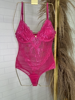 Body de Renda Louise Pink - loja online
