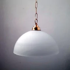 Colgante media esfera murano