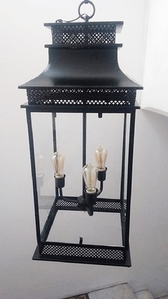 Farol colgante labrado gigante