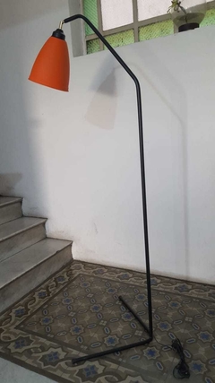 Lámpara de Pie Vintage Exclusiva con Movimiento con pantalla de tela 10% menos - tienda online
