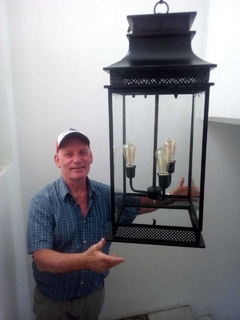 Farol colgante labrado gigante - comprar online