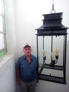 Farol colgante labrado gigante en internet