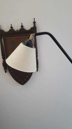 Lámpara de Pie Vintage Exclusiva con Movimiento con pantalla de tela 10% menos - Visión Iluminación