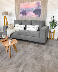 SOFA MILANO 3C, tap. velvet c/antimanchas gris