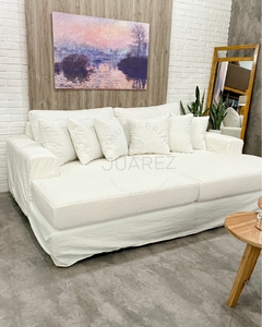 Sofá Estambul Enfundado en Tusor off white en internet