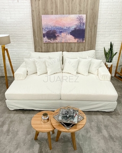 Sofá Estambul Enfundado en Tusor off white - comprar online