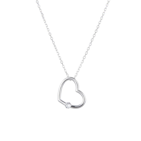 Cadena corazon calado 1 - comprar online