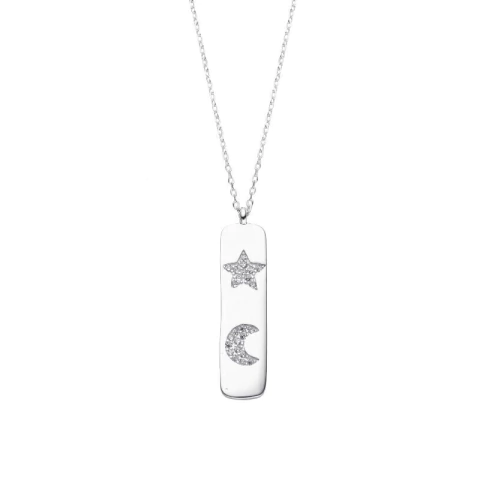 Cadena estrella - luna - comprar online