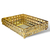 Bandeja Gold rectangular espejada