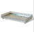 Bandeja metal plateada rectangular