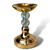 Candelabro Gold + Cristal