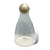 Botella de cristal con tapa de Madera