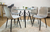 Juego de comedor Circular 4 sillas