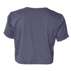 Blusa Cropped Logo Star LaBellaMafia - Azul Marinho (Feminino) - loja online