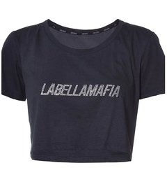 Blusa Cropped Logo Star LaBellaMafia - Preto (Feminino) - Urban Store - Moda Masculina, Roupas, Calçados e muito mais!