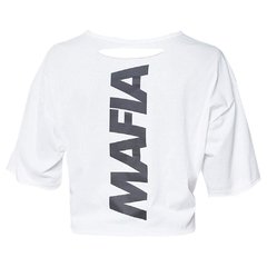 Blusa Cropped Destroyed LaBellaMafia - Branca (Feminino) - loja online