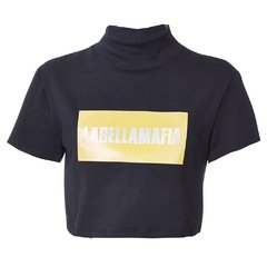 Blusa Cropped Evidence LaBellaMafia - Preto (Feminino) - Urban Store - Moda Masculina, Roupas, Calçados e muito mais!