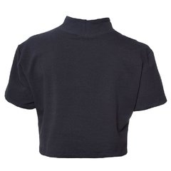 Blusa Cropped Evidence LaBellaMafia - Preto (Feminino) - loja online