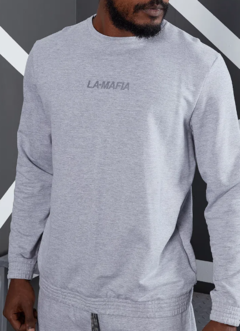Blusa Moletom Jour La Mafia - Cinza Mescla