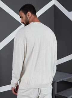 Blusa Moletom Over Comfy La Mafia - Off White na internet