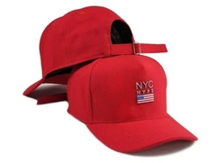 Boné Strapback Fitão Nyc New York City Hype Life Premium Vermelho - comprar online