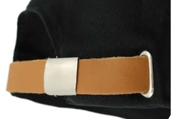 Boné Dad Hat Thug Life Regulagem Com Fitão Strabpack Aba Curva Preto - loja online